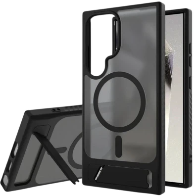 Base Magnética Nillkin para Samsung Galaxy S24/S25 - Preto com Suporte