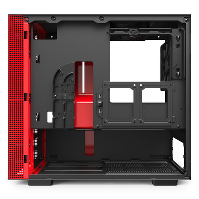 NZXT Caixa MINI ITX H210 Preto-Vermelho