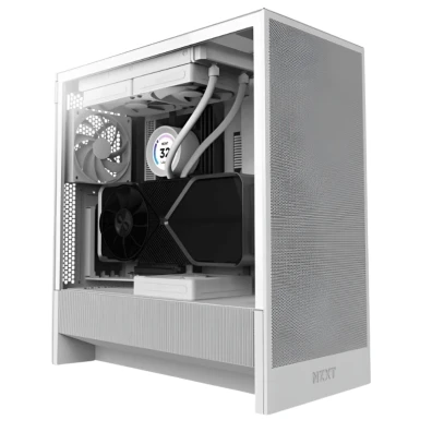 Caixa NZXT H5 FLOW Branco (2024) - Componentes e Periféricos
