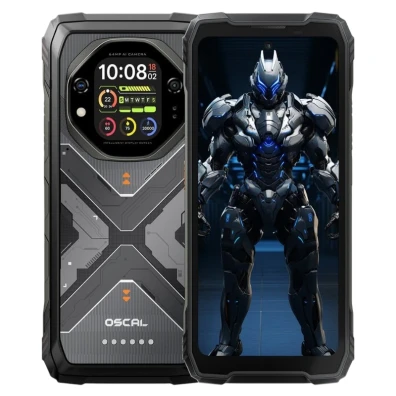 Oscal Tank 1 5G Preto Rugged - 12GB/256GB Resistente