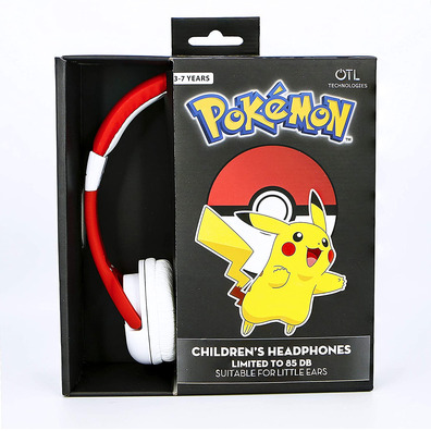 OTL Infância Wired Headphone Pokemon Pokeball