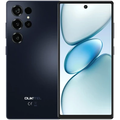Oukitel C66 Preto 4GB/128GB - Smartphone Potente e Elegante