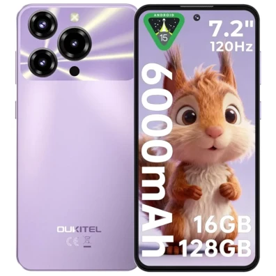 Oukitel C69 Morado 4GB RAM 128GB - Modelo perfeito de smartphone