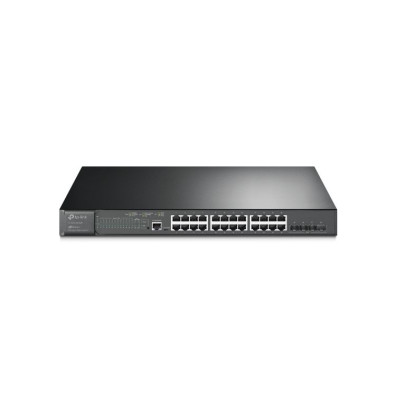 Switch TP-LINK JETSTREAM PoE+ 24 portos Gbit RACK 4 SFP+ 10G