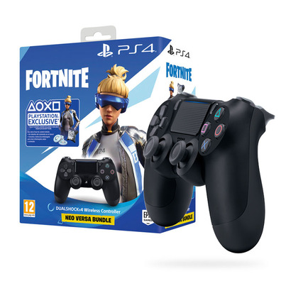 Pack Dualshock 4 V2 Preto   Neo Versa Fornite