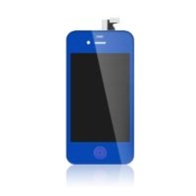Tela completa iPhone 4S Metallic Blue