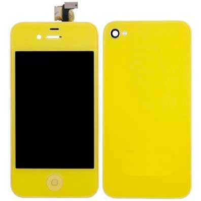 Carcaça Completa iPhone 4 Amarelo