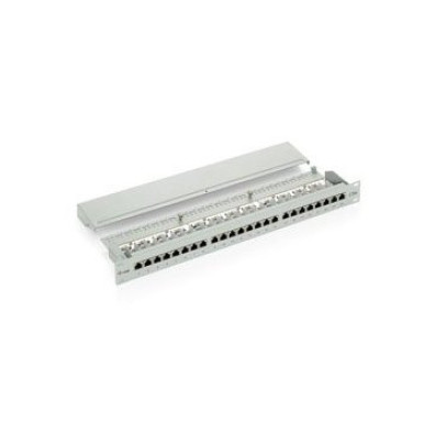 PATCH PANEL CATEGORIA 5e APANTALLADO - 24 PUERTOS (RAL7035)