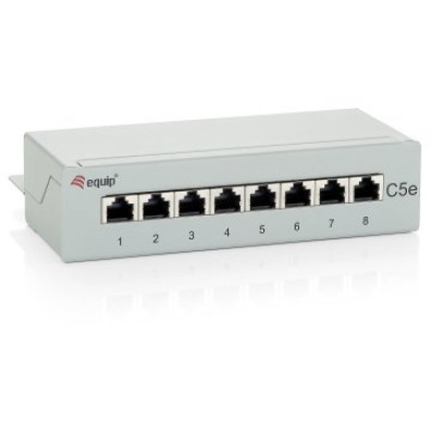 Patch Panel Equip 8 Portos Categoria 5e Apantallado