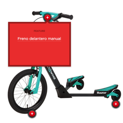 Razor de skate DeltaWing