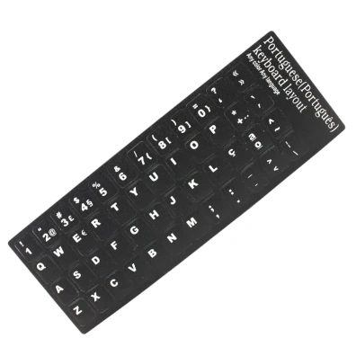 Pegatinas Teclado Português Preto - Personaliza o seu Teclado!