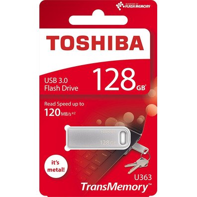 Pen drive 128gb usb3.0 toshiba metalico