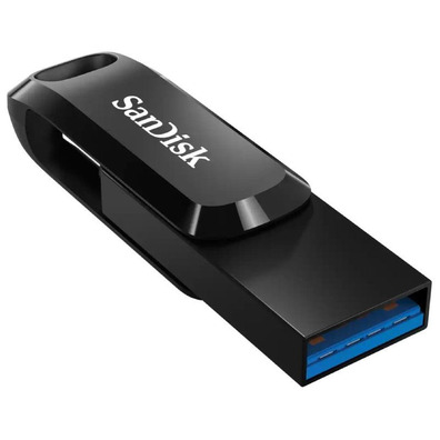 Pendrive Sandisk Ultra Dual Drive Go 256GB USB traseira Tipo C/USB