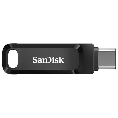 Pendrive Sandisk Ultra Dual Drive Go 256GB USB traseira Tipo C/USB