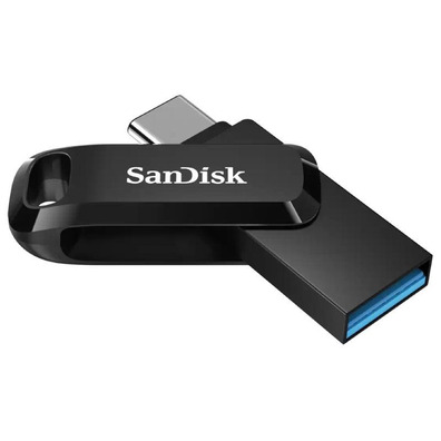 Pendrive Sandisk Ultra Dual Drive Go 256GB USB traseira Tipo C/USB