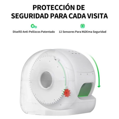 PETKIT Purobot Max Pro 2 Arenero Autolimpiable 76 L com Câmara IA xSecure