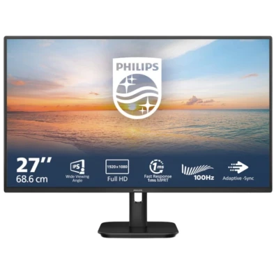 Monitor Philips 1000 séries 27" FullHD IPS 100 Hz FreeSync Negro