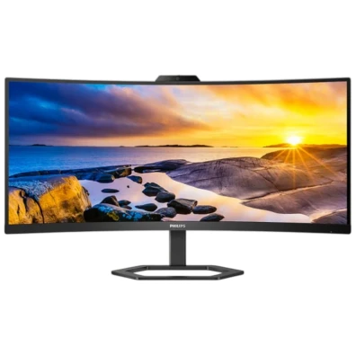 Philips 5000 Series Monitor 34" Curvo UltraWide 2K VA 100 Hz Preto