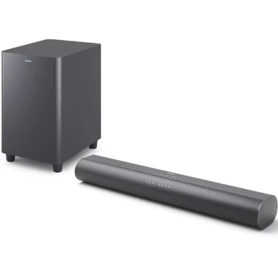 Barra de Som Philips TAB6100/10 2.1 80 W Gris com Subwoofer