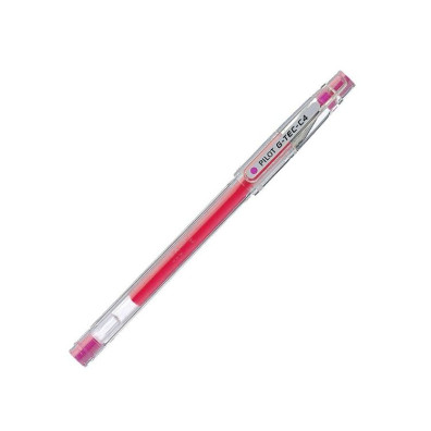 Caixa de Bolígrafos de Tinta de Gel Pilot G-TEC-C4 NG4VI Rosa - Pack de 12 Uds.