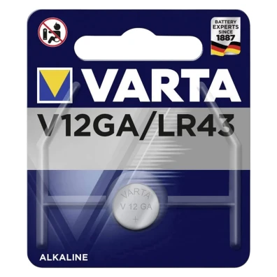 Pila de Botão Varta V12GA LR43 - Compra online aqui