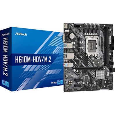 Pedra Base Asrock 1700 H610M-HDV/M2