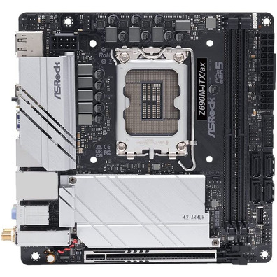 Pedra Base Asrock 1700 Z690M-ITX/AX DDR4