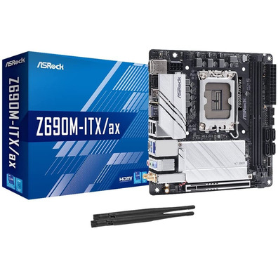 Pedra Base Asrock 1700 Z690M-ITX/AX DDR4