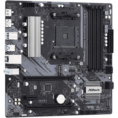 Assentos Base Asrock AM4 A520M Phantom Gaming 4