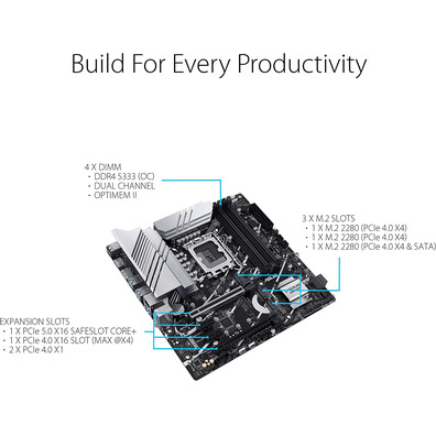 Base Base ASUS 1700 Prime Z790M-Plus D4