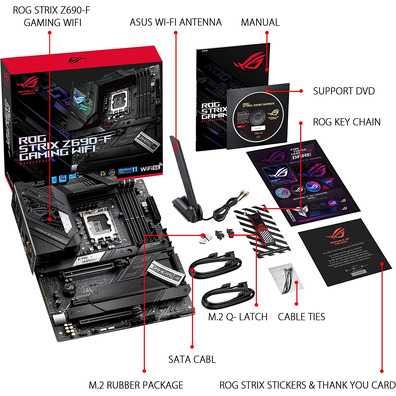 Matriz Base ASUS 1700 ROG Strix Z690-F Gaming Wifi