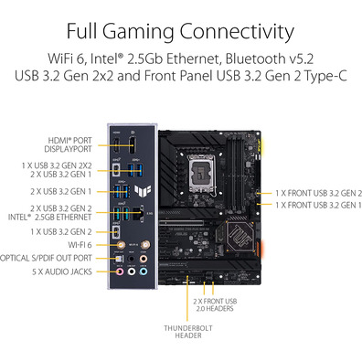 Modelo Base ASUS 1700 TUF Gaming Z790-Plus Wifi D4