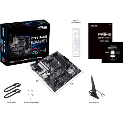 Assentos Base Asus Prime B550M-A-Wifi II AM4