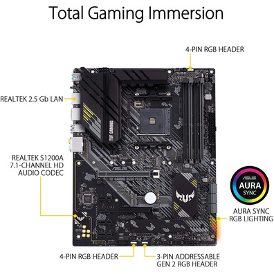 Modelo Base ASUS TUF Gaming B550-Plus AM4