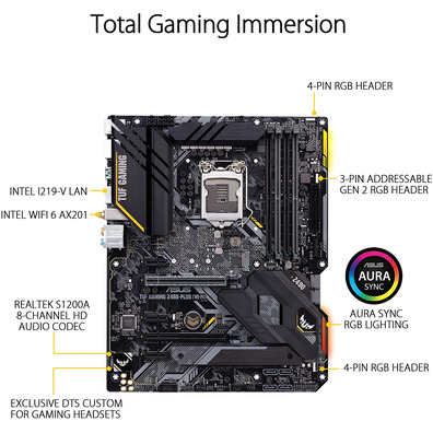 Modelo Base ASUS TUF Gaming Z490 Plus (Wifi) 1200