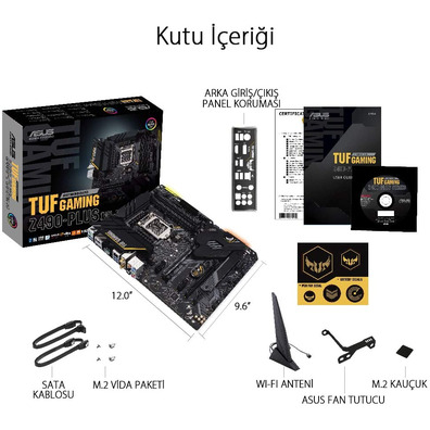 Modelo Base ASUS TUF Gaming Z490 Plus (Wifi) 1200