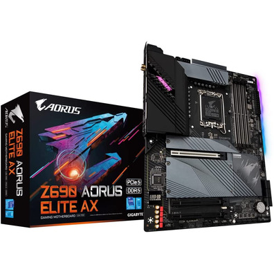 Raio Base Gigabyte 1700 Z690 Aorus Elite AX 1,1