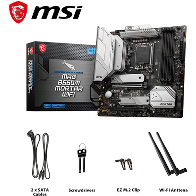 Acervo Base MSI 1700 MAG B660M Mortar Wifi DDR4