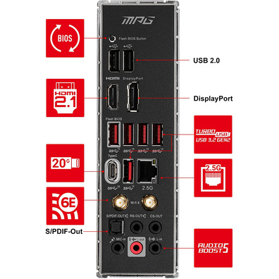 Rádio Base MSI 1700 MPG Z690 EDGE Wifi