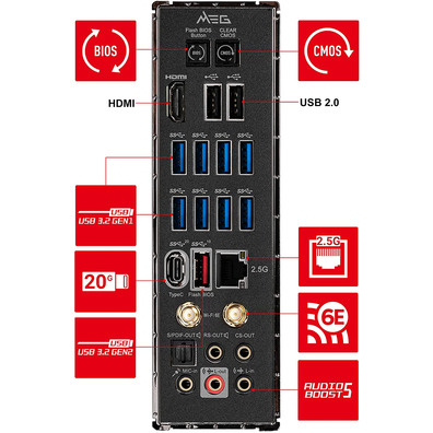 Rádio Base MSI MEG Z590 Unify 1200