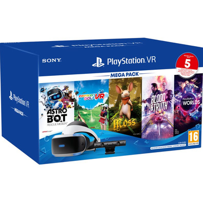 Playstation VR Mega Pack Ver. 3 (5 juegos + Cámara) PS4