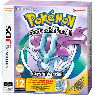 Pokemon Crystal 3DS (download de código)