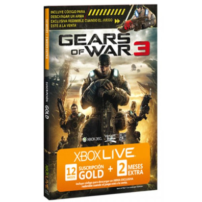 Cartão Prepago Xbox 360 Live Gold 12 + 2 meses
