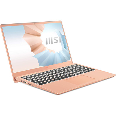 Portátil MSI 14 Moderno B11MO-079XES i7/16GB/512GB/14 '' Beige Mousse