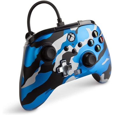 Power A Enhanced Wired Controller Camo Blue (Xbox One / Xbox Series X/S)