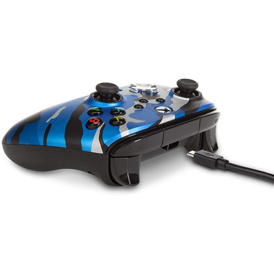 Power A Enhanced Wired Controller Camo Blue (Xbox One / Xbox Series X/S)