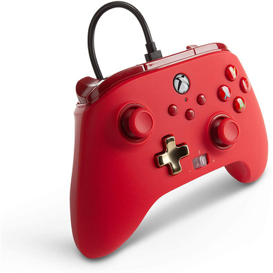 Power A Enhanced Wired Controller Red (Xbox One / Xbox Series X/S)