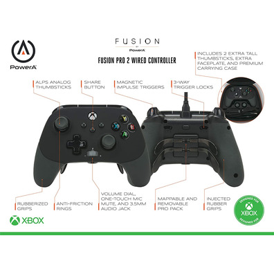 Power A Wired Controller Fusion Pro 2 (Xbox One / Xbox Series)