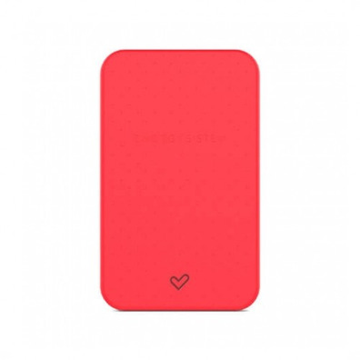 Powerbank Energy System 5000 mAh con cabo roubo Rojo