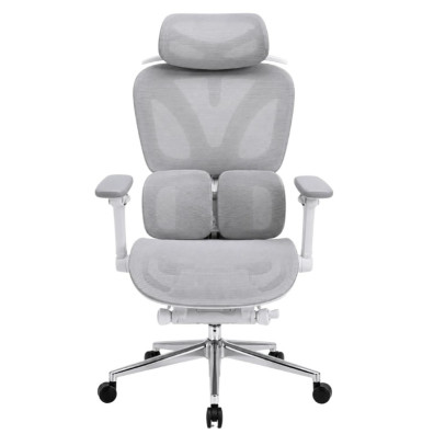 Powerbasic Cadeira de escritório Ergonómica Beja Gris